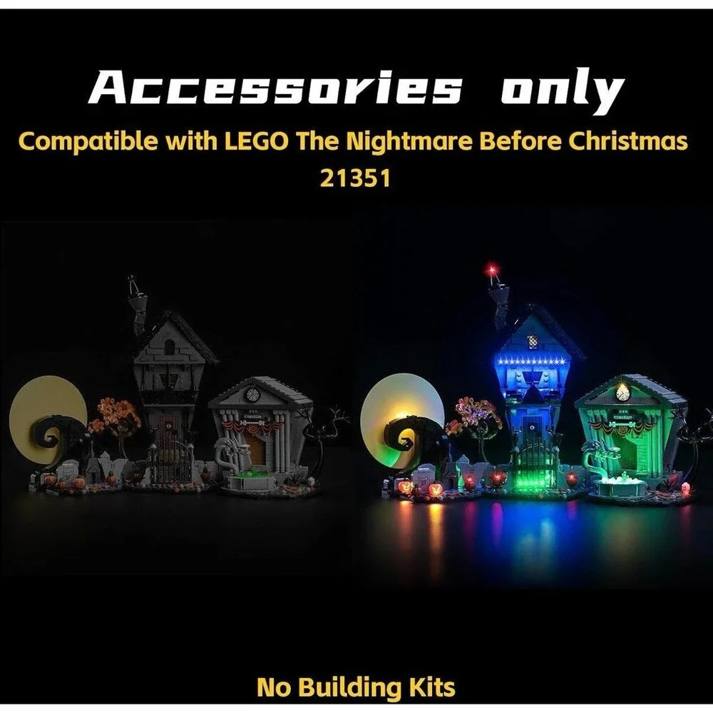 Yeabricks LED Lighting Kit The Nightmare Before Christmas
